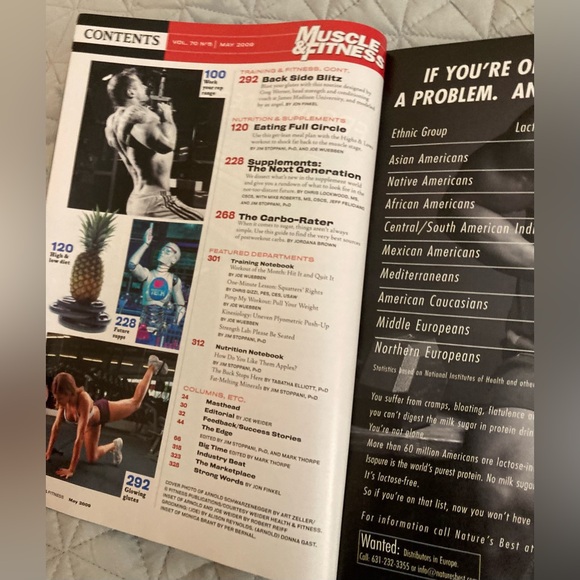 Muscle & Fitness Magazine MAY 2009 Famous Arnold Schwarzenegger Issue! - Picture 14 of 16